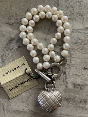 Burberry pearl shop watch bracelet