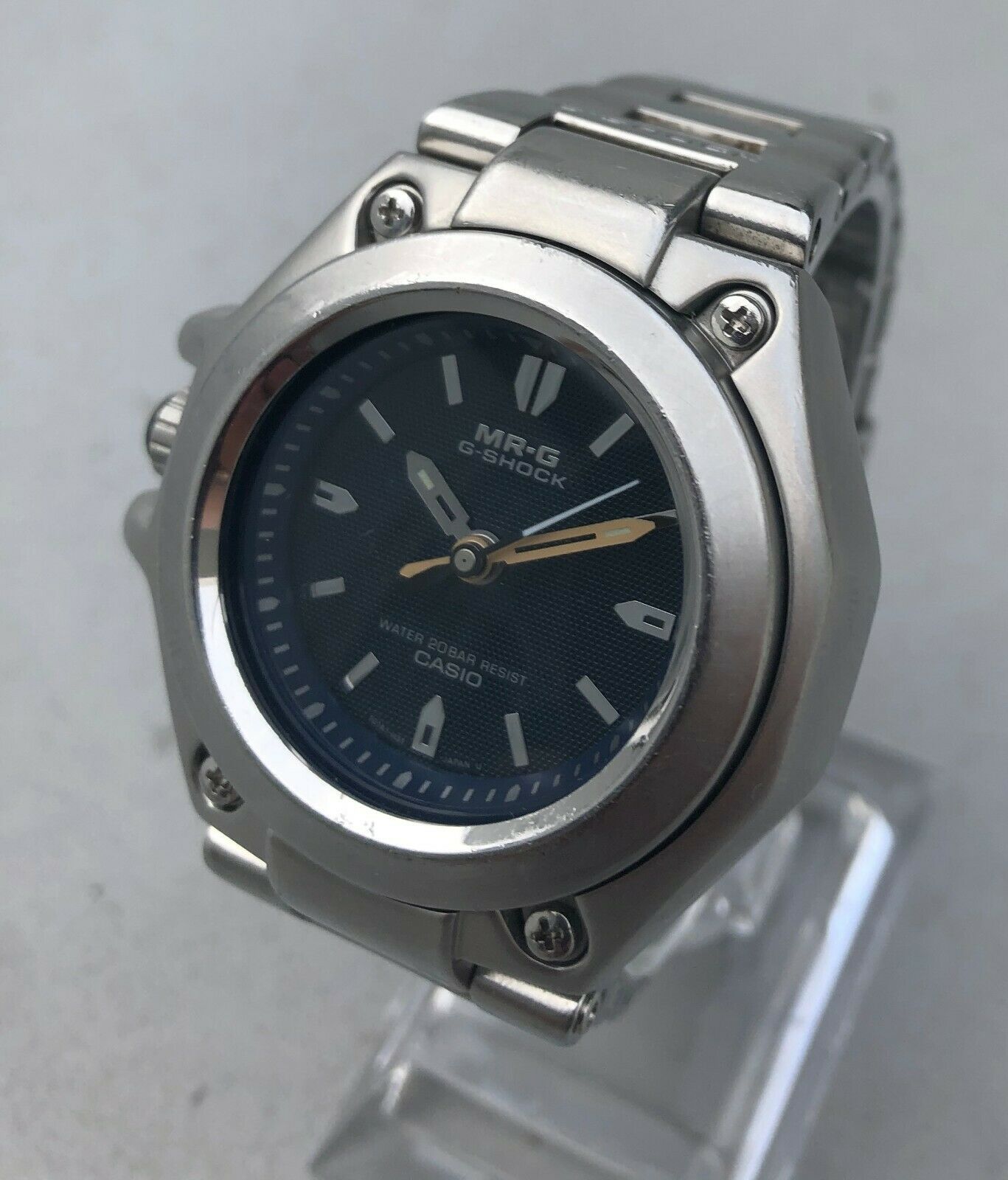 Casio G-Shock MRG-120-2A - SS - First Ever Analog MR-G - Rare