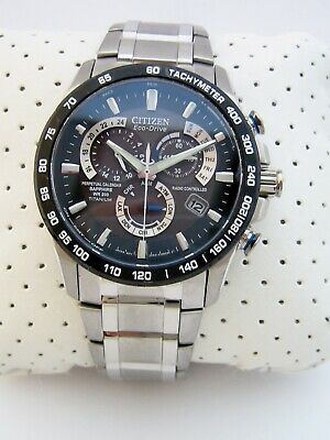 CITIZEN ECO DRIVE WATCH MENS E650 S075181 TITANIUM PERPETUAL CHRONO A T GENUINE WatchCharts Marketplace