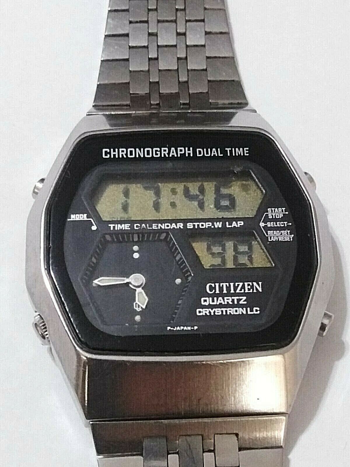 Citizen quartz crystron discount lc