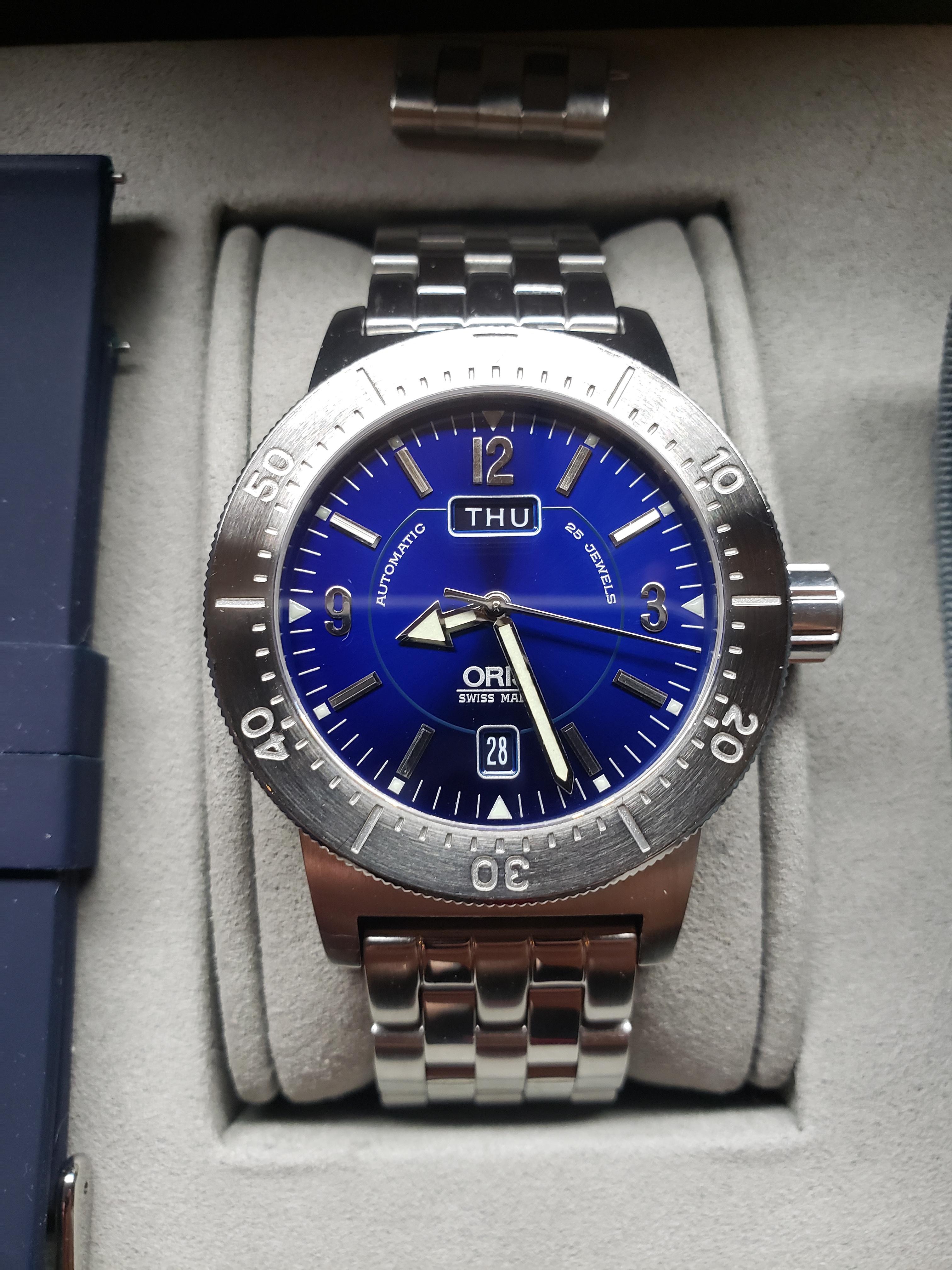 WTS Oris BC3 Big Crown Diver 42mm Diameter 20mm Lugs 51mm