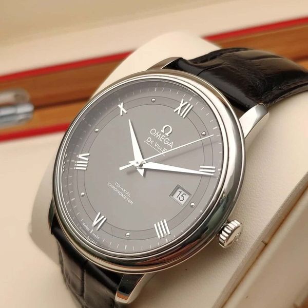 Omega De Ville 26.12mm Silver Blue Dial