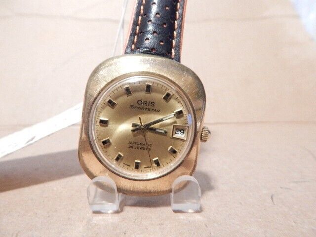 Vintage Men s Oris SportStar Automatic 25 Jewels With Date Watch