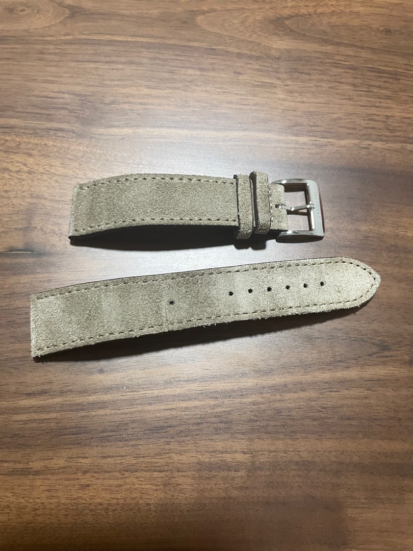 Nomos strap velour leather beige 20mm M size WatchCharts Marketplace