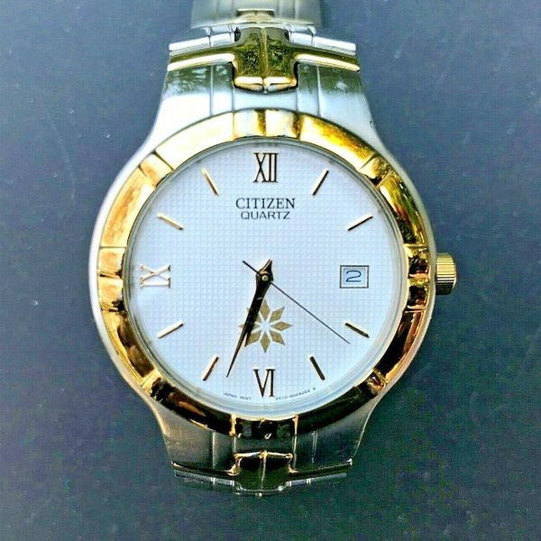 CITIZEN 2510-S029261 Two Tone Quartz Men's 35mm Watch - New