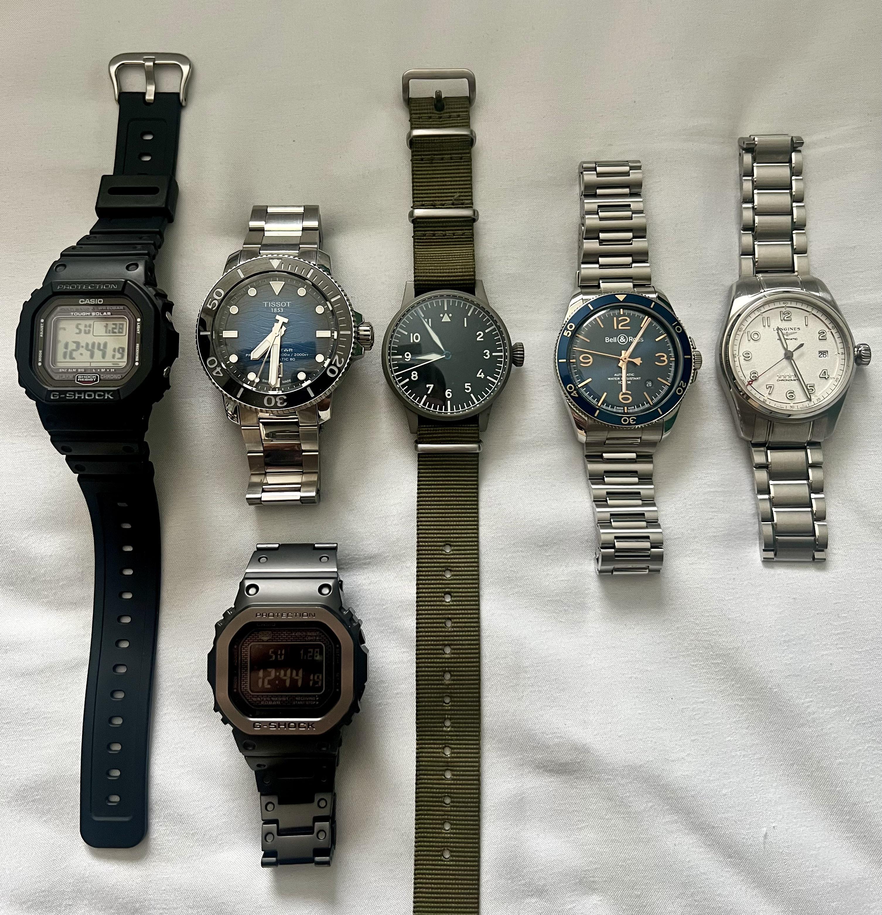 WTS WTT Casios Tissot Laco B R and Longines WatchCharts