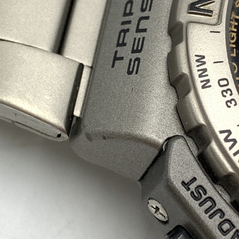 Used] [Men's] CASIO PRT-411 PROTREK Casio Protrek digital