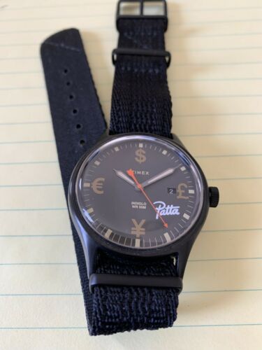 Patta skate x Timex Watch Collab Bandana Time is Money Sold Out MK1 Black  NEW | WatchCharts