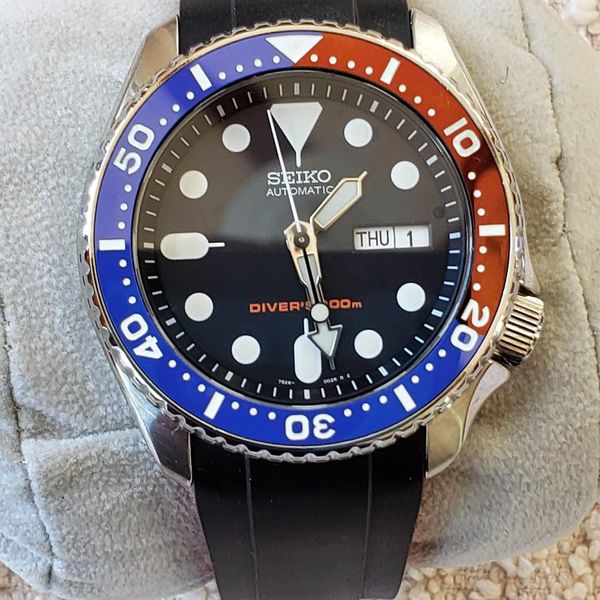 [WTS] Seiko SKX009 with NH36 Movement, Lumed Pepsi Ceramic Bezel ...