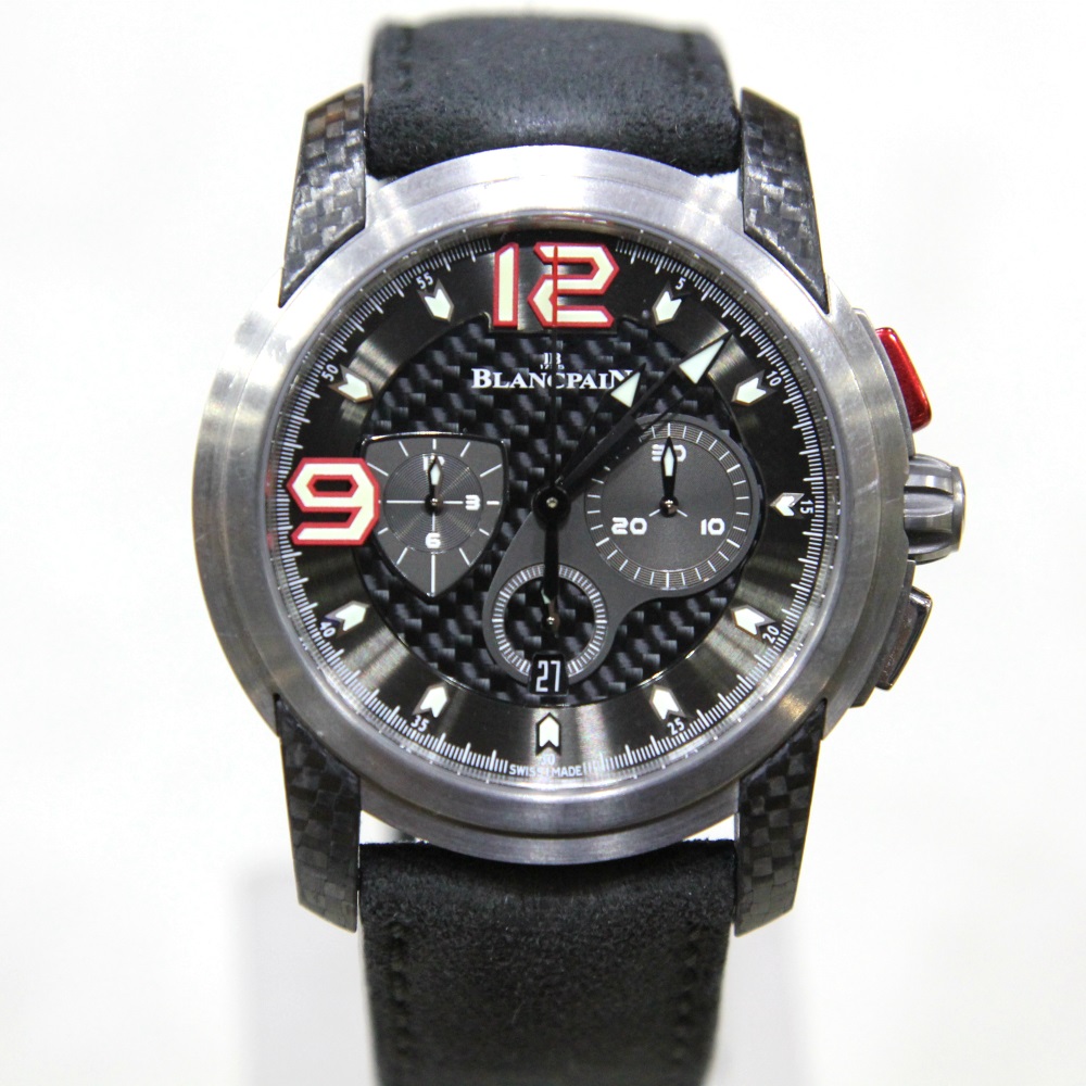 FS Blancpain L Evolution Super Trofeo Black Flyback Dial Titanium