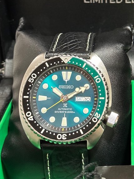 Seiko prospex green turtle hotsell limited edition