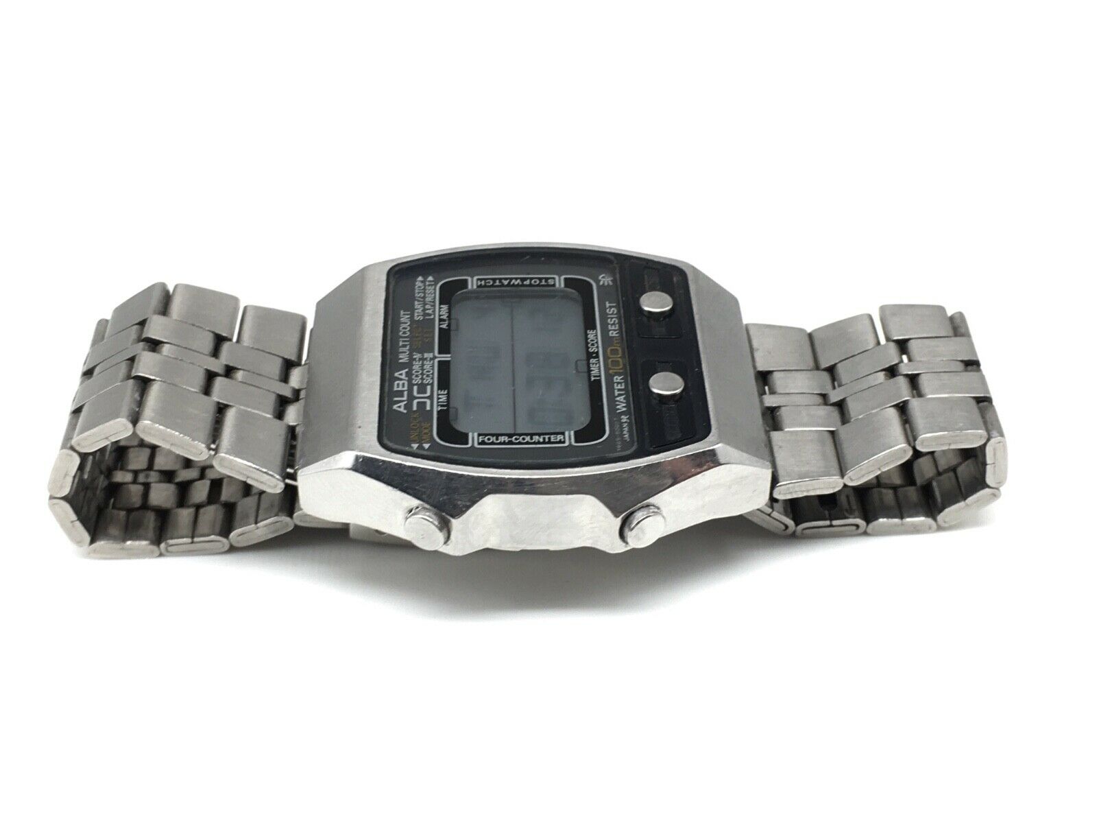 Vintage SEIKO ALBA Y665 5030 Multi count LCD Digital Watch