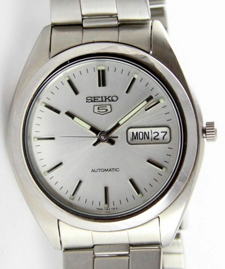 Authentic Seiko Men's Dress Watch Automatic 21 Jewels Stainless Steel  7S26-1144 | WatchCharts Marketplace