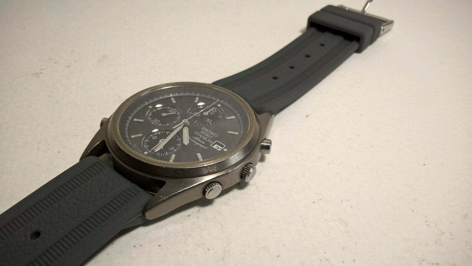 Seiko Spirit SCDL001 Titanium Alarm Chronograph 7T32-6000 Quartz