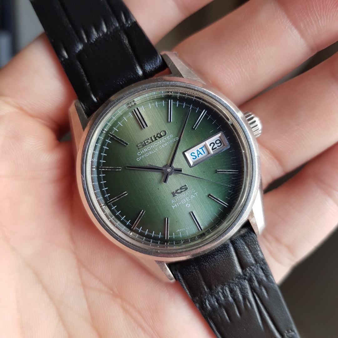 Rare Green Dial King Seiko 5626-7040 | WatchCharts Marketplace