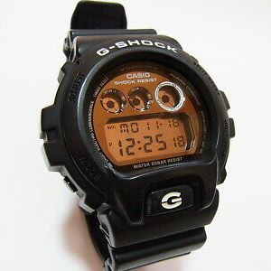時計 CASIO G-SHOCK DW-6900BW-1JF G-Shock DW-6900 BW-1JF Garish Black Casio Watch Excellent