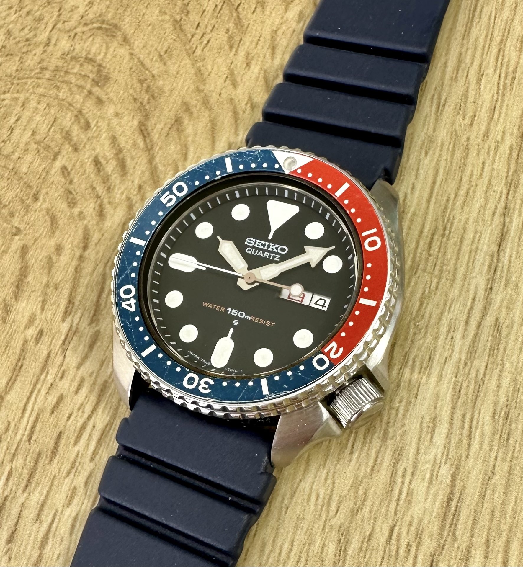 Vintage seiko 2024 pepsi diver