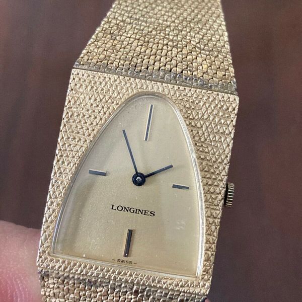 Longines Kestenmade Gold Filled Triangle / Arch Dial Mens Manual Wind ...
