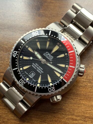 Oris TT1 1000m Titanium Divers Watch ISO 2281 WatchCharts