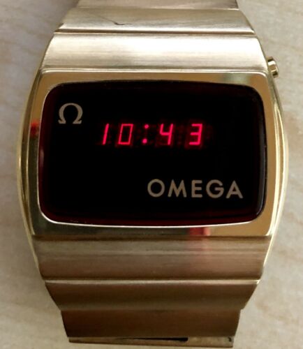 omega digital watch 1970