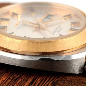 Vintage TECHNOS Automatic HIBEATRON 36,000 Wristwatch NOS with