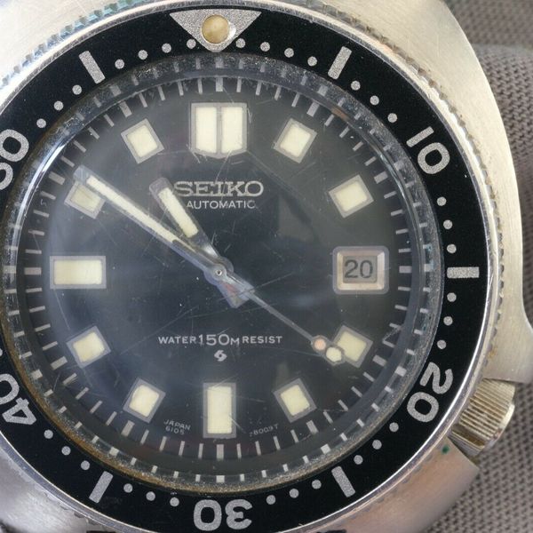 Seiko 6105-8119 Dive Watch FRESH TO MARKET - GORGEOUS | WatchCharts ...