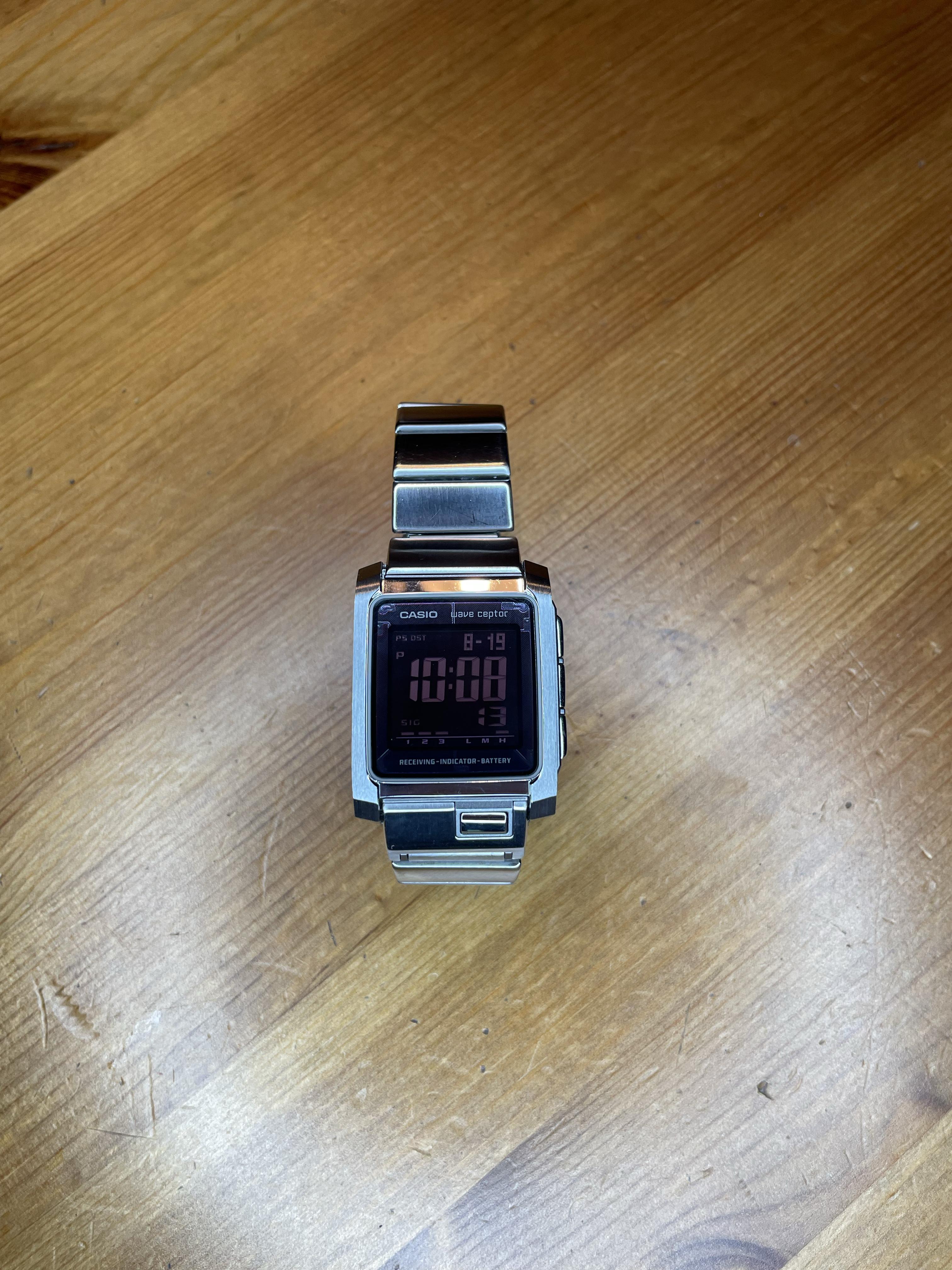 For Sale Casio i-range IRW-100 Wave Ceptor Solar digital watch