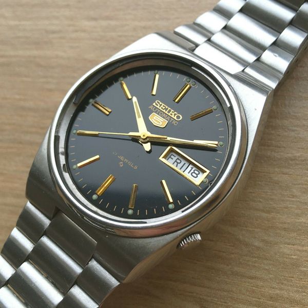 Vintage SEIKO 5 Automatic 6309-8340 1970s JAPAN old wrist watch 17 ...