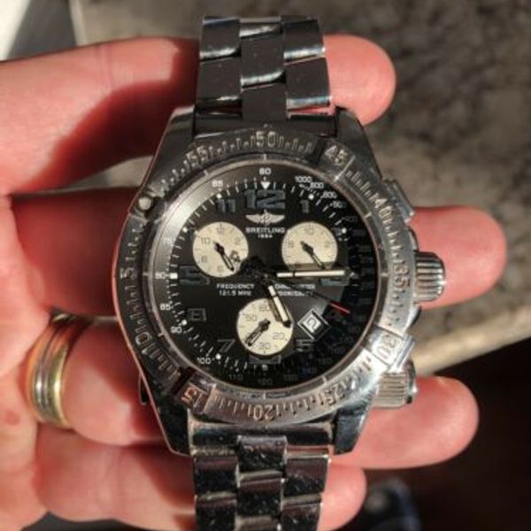 Breitling Emergency Mission A73322 Box & Papers Excellent Condition ...