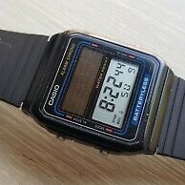 CASIO　バッテリーレス　FB-90W デジタル腕時計　ソーラー稼働品 VINTAGE CASIO SOLAR WATCH FB-90W MADE IN KOREA | WatchCharts