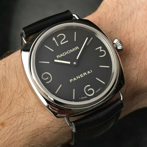 Panerai Radiomir 45mm Stainless Steel Black Sandwich Dial Swiss