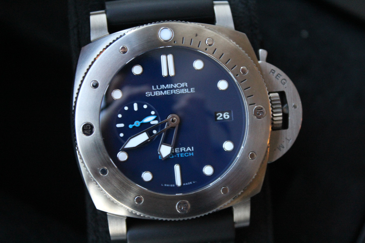 FS Panerai PAM 692 Submersible BMG Blue Dial 47mm With BOX AND