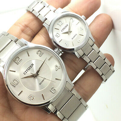 CITIZEN _ANALOGUE STAINLESS LEATHER FOR MEN WATCH WOMEN COUPLE NO.1 | PGMall