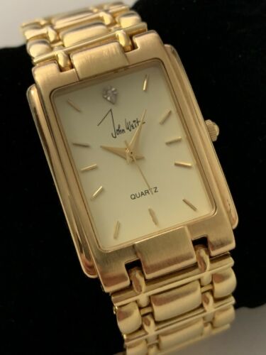 John weitz watch gold new arrivals