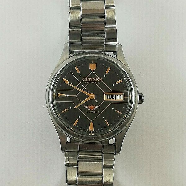Vintage CITIZEN Automatic 21 Jewels Watch GN4WS Japan Made Working