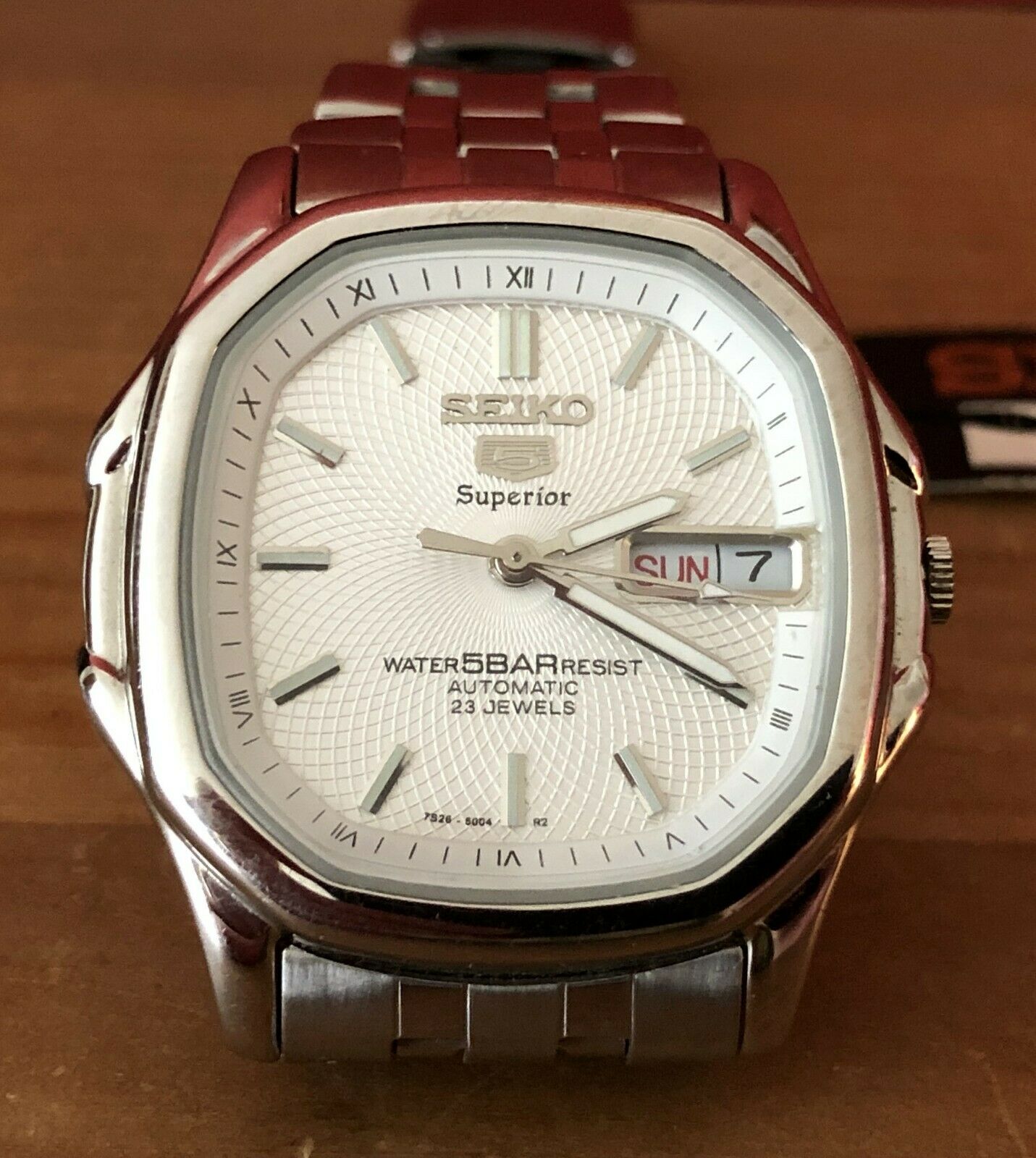 Seiko 5 superior best sale automatic 23 jewels 7s36