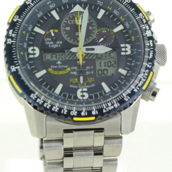 CITIZEN PROMASTER SKYHAWK A-T U680-S115701 BLUE ANGELS ATOMIC PILOTS ...