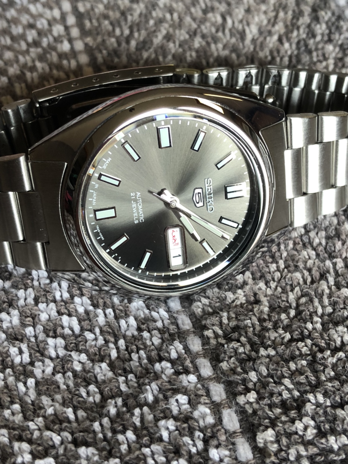 Seiko AIR KING SNXS79J1 Anthracite Dial Awesome AS NEW $95!! | WatchCharts