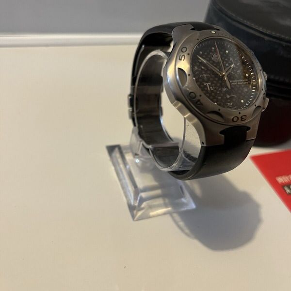 Cadran (Dial) TAG Heuer Kirium 1180 En Titane (Ti) Noir - Pièce De Rechange Montre