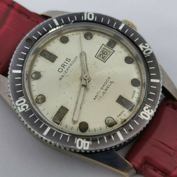 Vintage ORIS 65 Waterproof Diver Anti-Shock - Hand Winding Cal 654