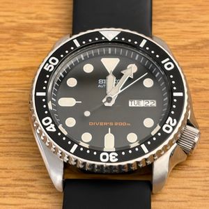 Serviced Seiko ScubaMaster Titanium Air Diver 7K52 w/ Depth Sensor