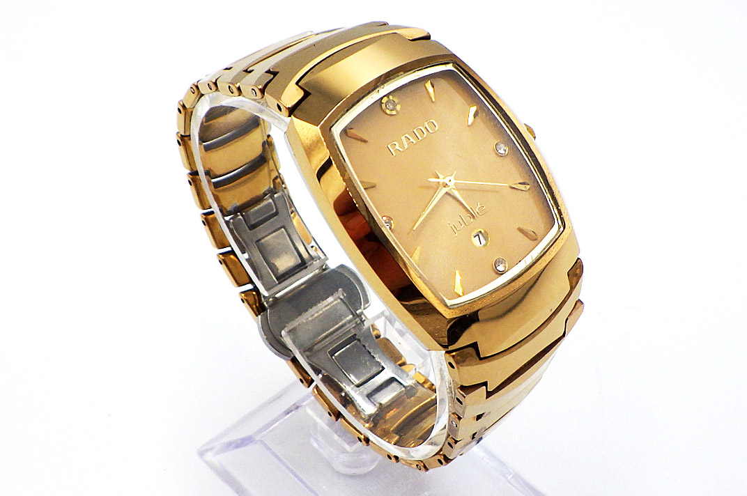 RADO 6027G Men s Quartz Gold Used Popular New Battery 4338. WatchCharts Marketplace