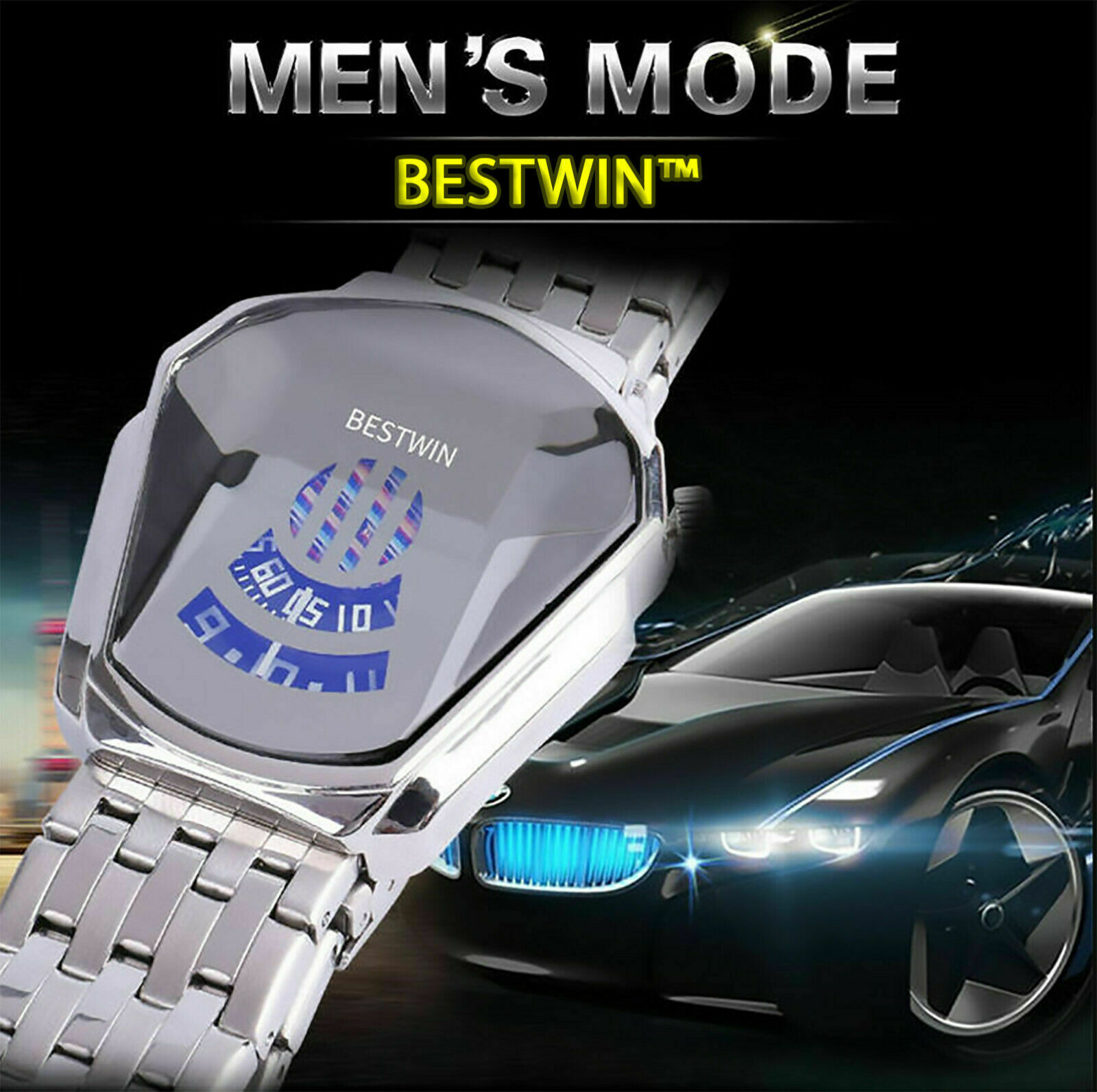 BESTDON BD9917G Men's Waterproof Watch Roman Numerals Quartz Watch