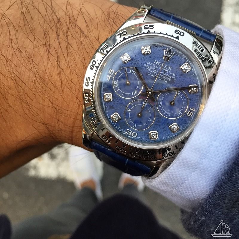 Rolex on sale sodalite dial