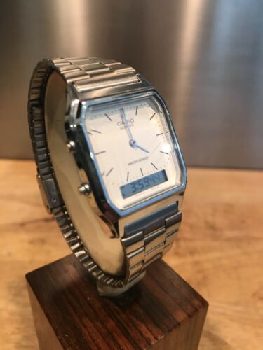 casio aq230 dual time watch