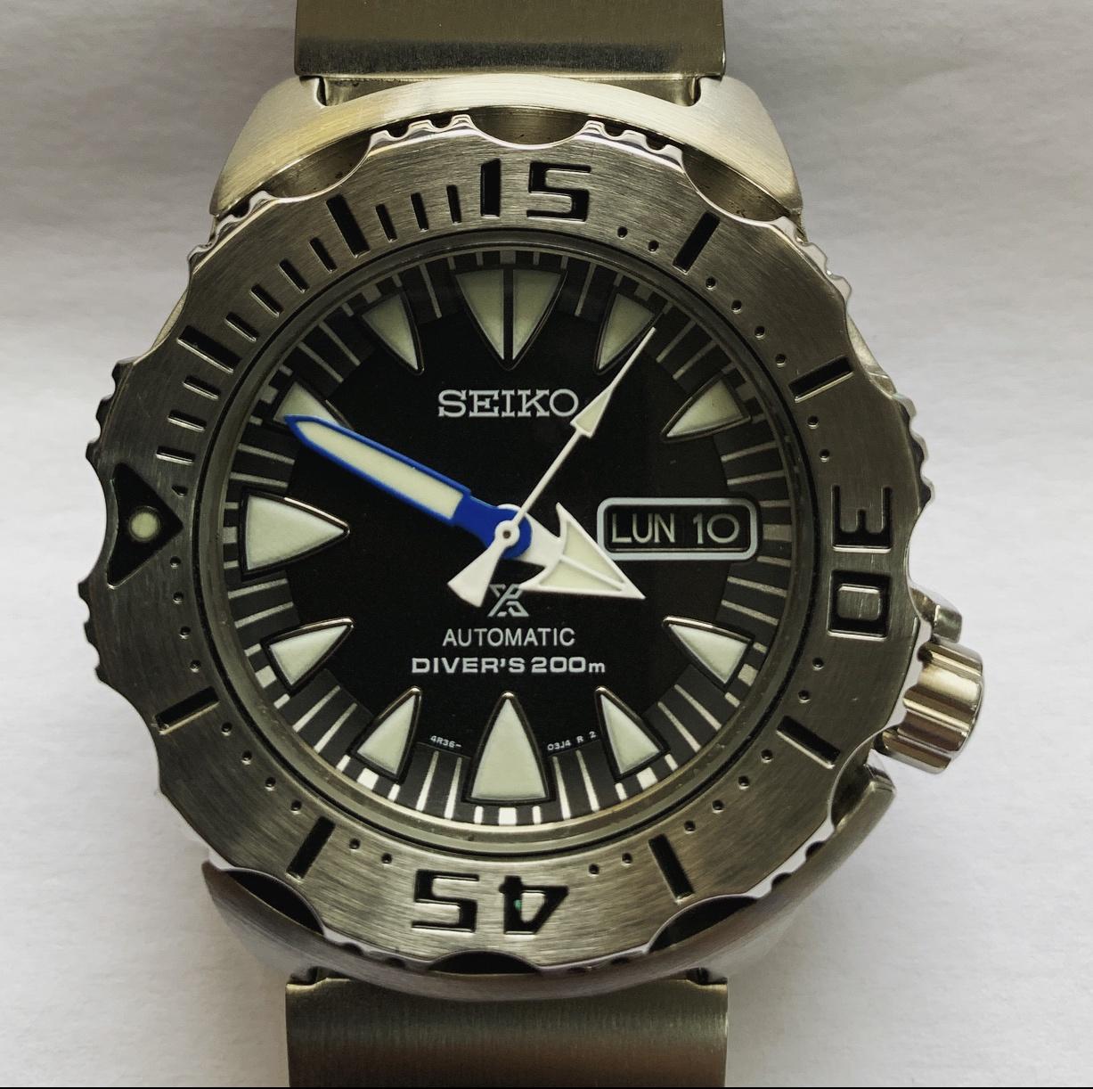 WTS Seiko SRP307 Gen 2 Monster with SRP581 Hands 290