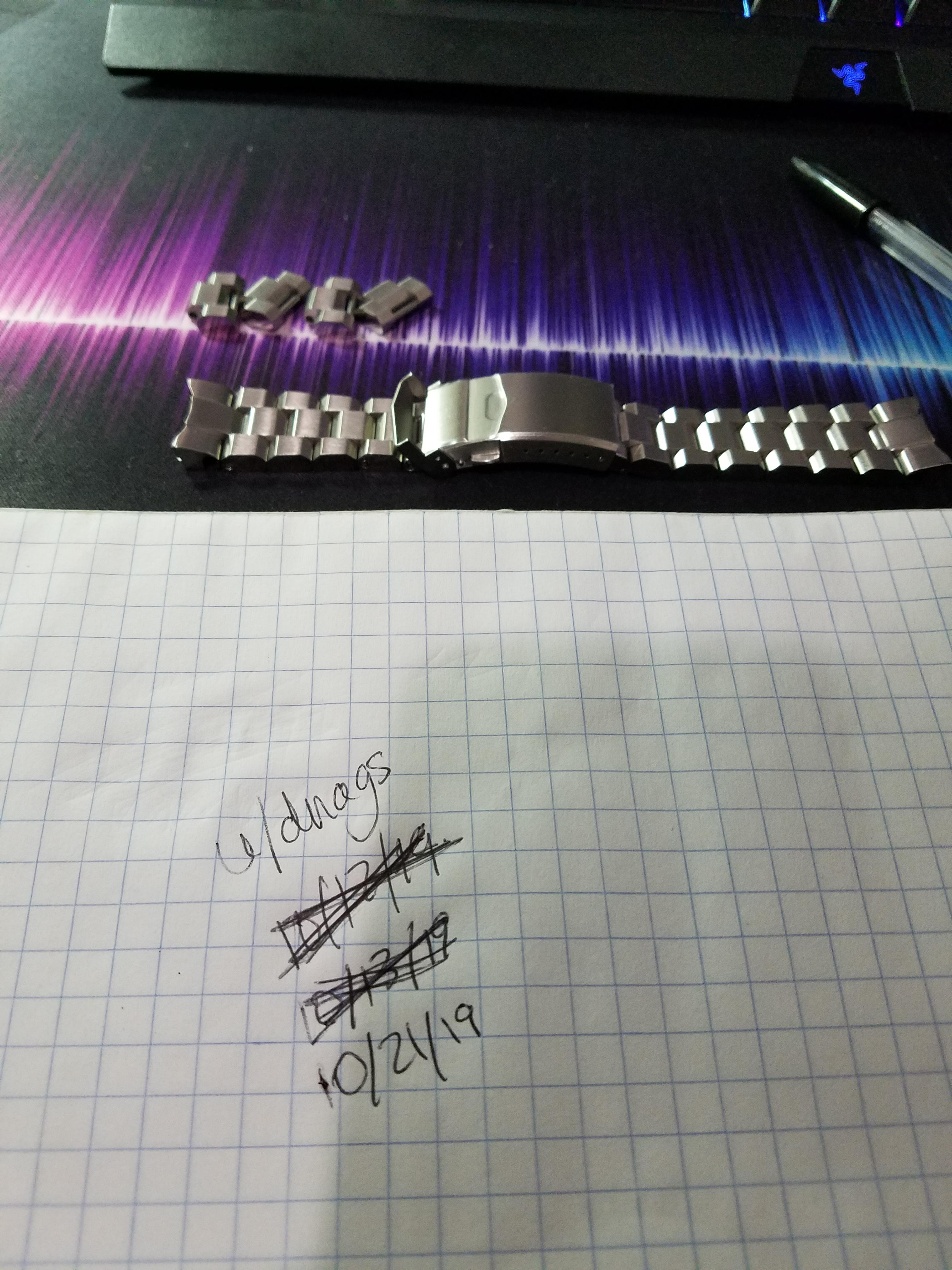 [WTS] Seiko Samurai 22mm Strapcode Hexad Oyster includes brandnew V