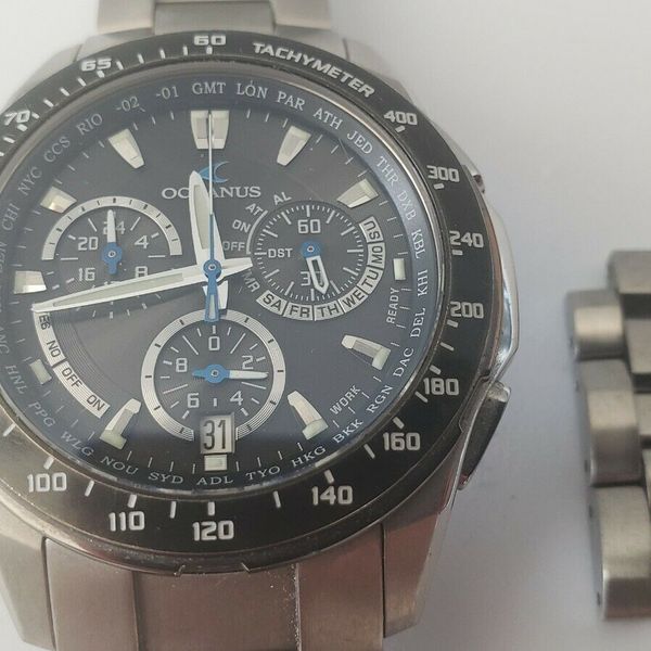 【最終値下げ】 CASIO OCEANUS OCW-M800　今月電池交換済 最終値下げ】 CASIO OCEANUS OCW-M800 今月電池交換済 - メルカリ