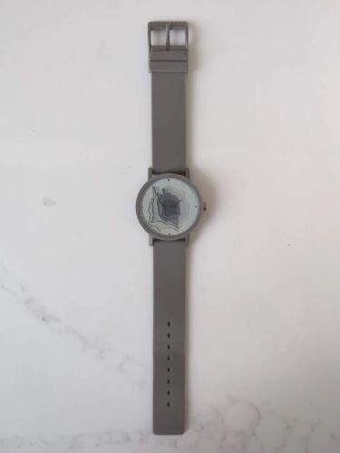 Terra Time Gray Contour Watch by James Wines for Projects Watches