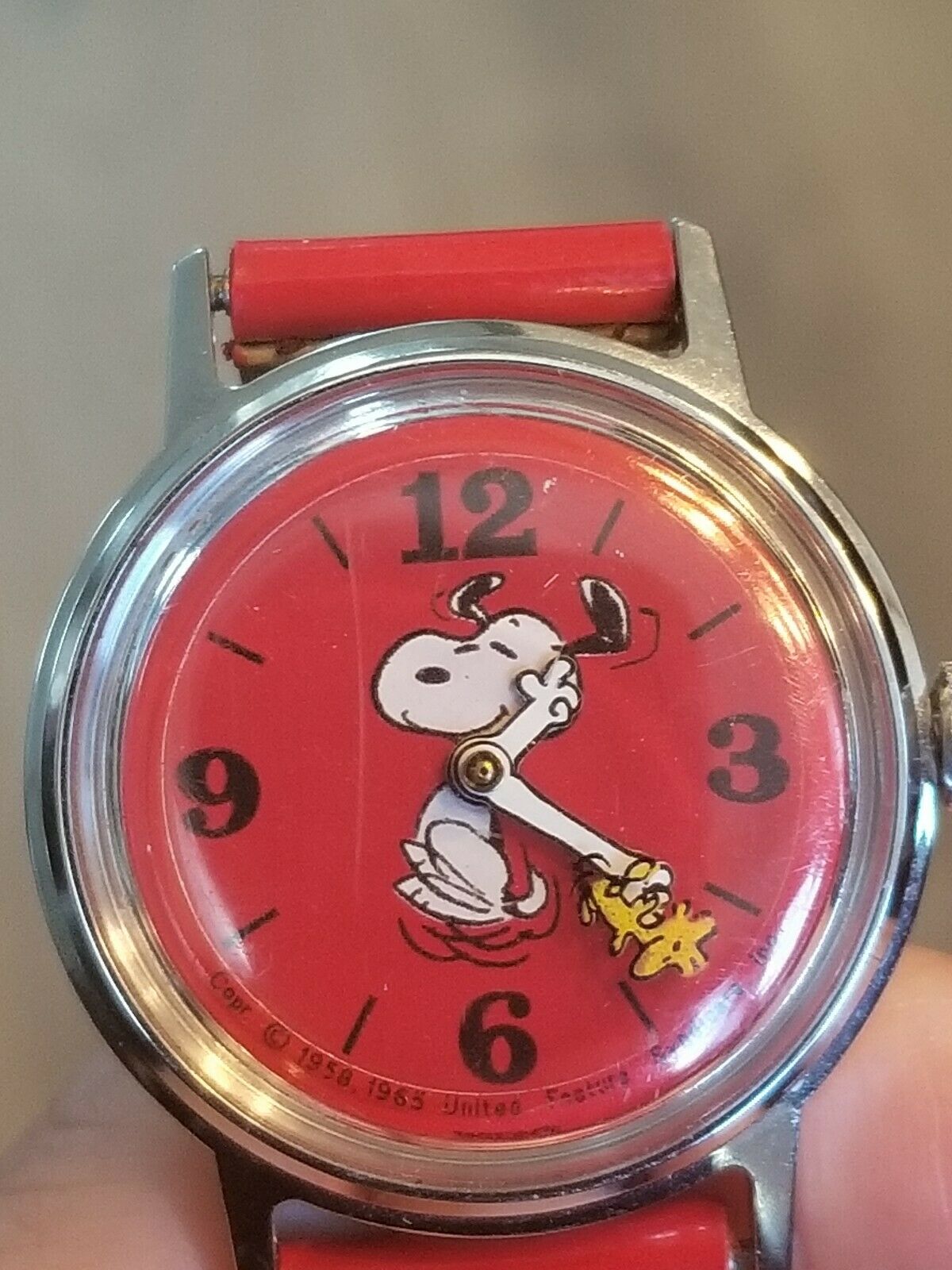 Vintage Peanuts Woodstock Reanty\'s Watch Collection Oval Navy Watch-Works ? SNOOPY & WOODSTOCK PEANUTS COLLECTION VINTAGE QUARTZ  main image 2